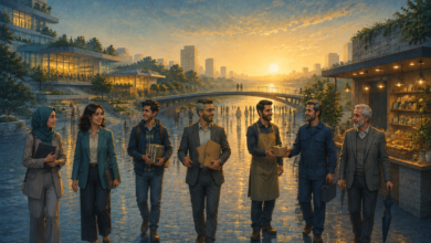 مدینه فاضله نیت‌مداری باران‌زیستی آرمان‌شهری