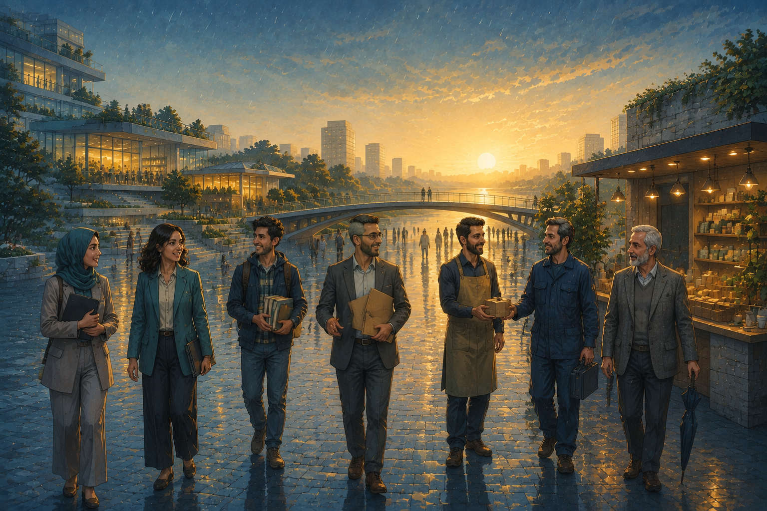 مدینه فاضله نیت‌مداری باران‌زیستی آرمان‌شهری